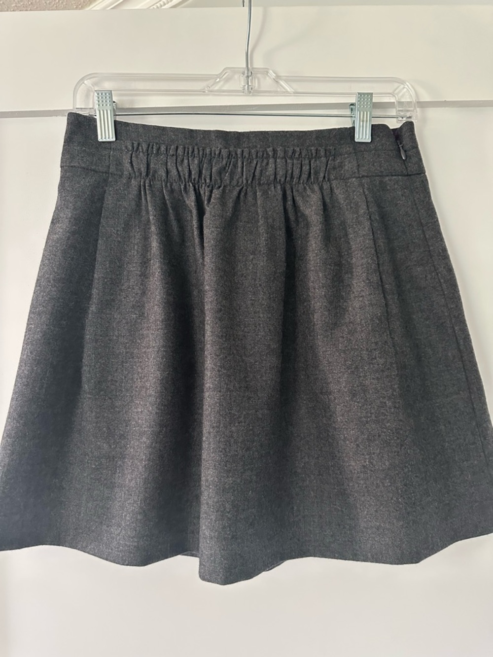 J. Crew Dark Charcoal Circle Skirt